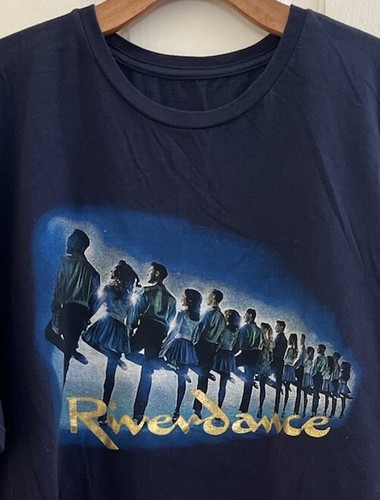 Riverdance 25th Anniversary 2020 IRISH Dancing  MENS BLUE T Shirt SIZE 2XL