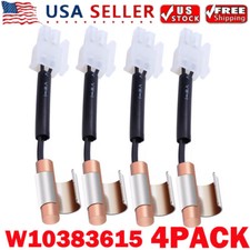 4 Thermistors For Kenmore Whirlpool Refrigerator W10383615 AP6020675 PS11753994