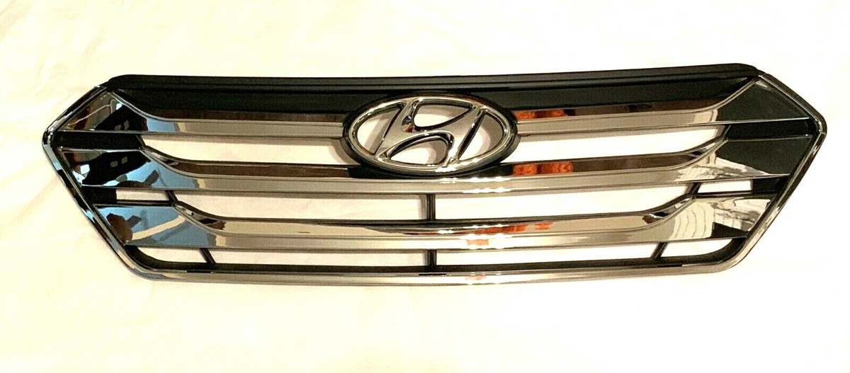 Grille For Santa Fe Sport Upper CHROME Grille Radiator Grill