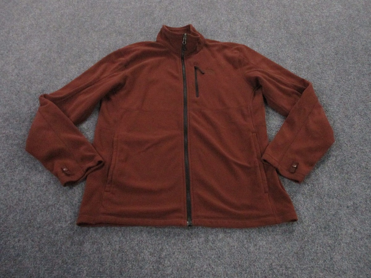 North Face Jacket Adult M Brown Lightweight Fleece Outdoors Hiking Casual  Mens