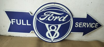 #ad #ad Ford Full Service Porcelain Enamel Sign 40 x 16.5 Inches $125.00