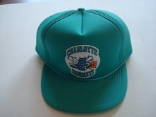 CHARLOTTE HORNETS TRAUCKER ROPE  80S 90S SNAPBACK HAT CAP VINTAGE S1