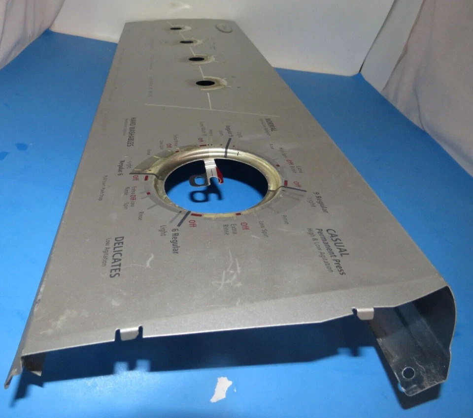 Whirlpool Ultimate Care II Washer: Control Panel Cover (3956590) (P5638) - Image 3 of 4