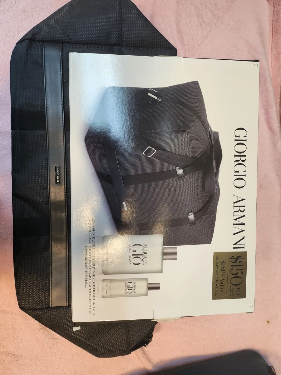 Armani overnight bag top