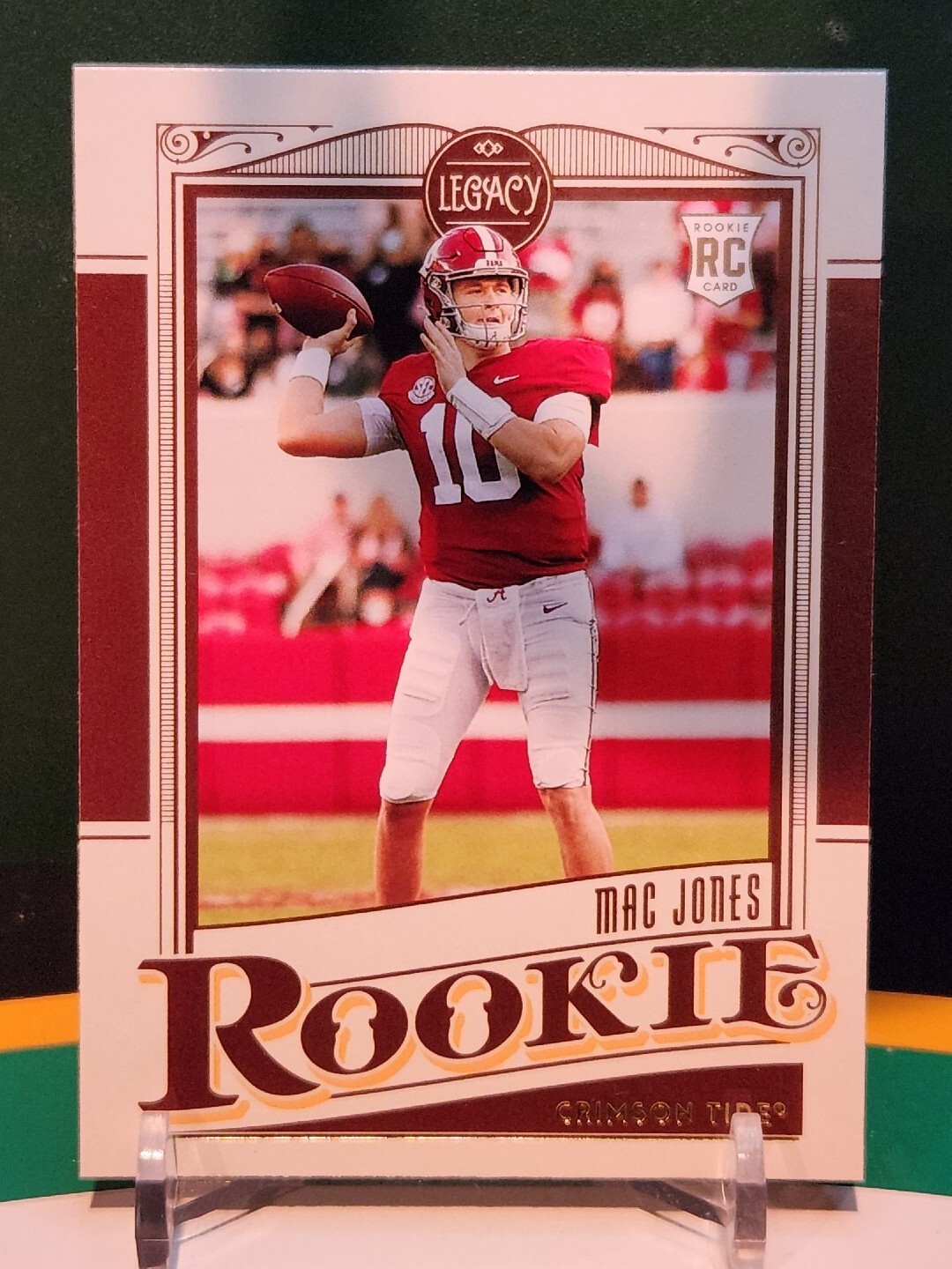2021 Panini - Legacy Rookie #145 Mac Jones (RC) - Alabama Crimson Tide