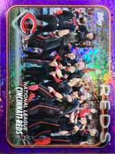 2024 Topps Base Set Series 1#238 Cincinnati Reds Purple HoloFoil