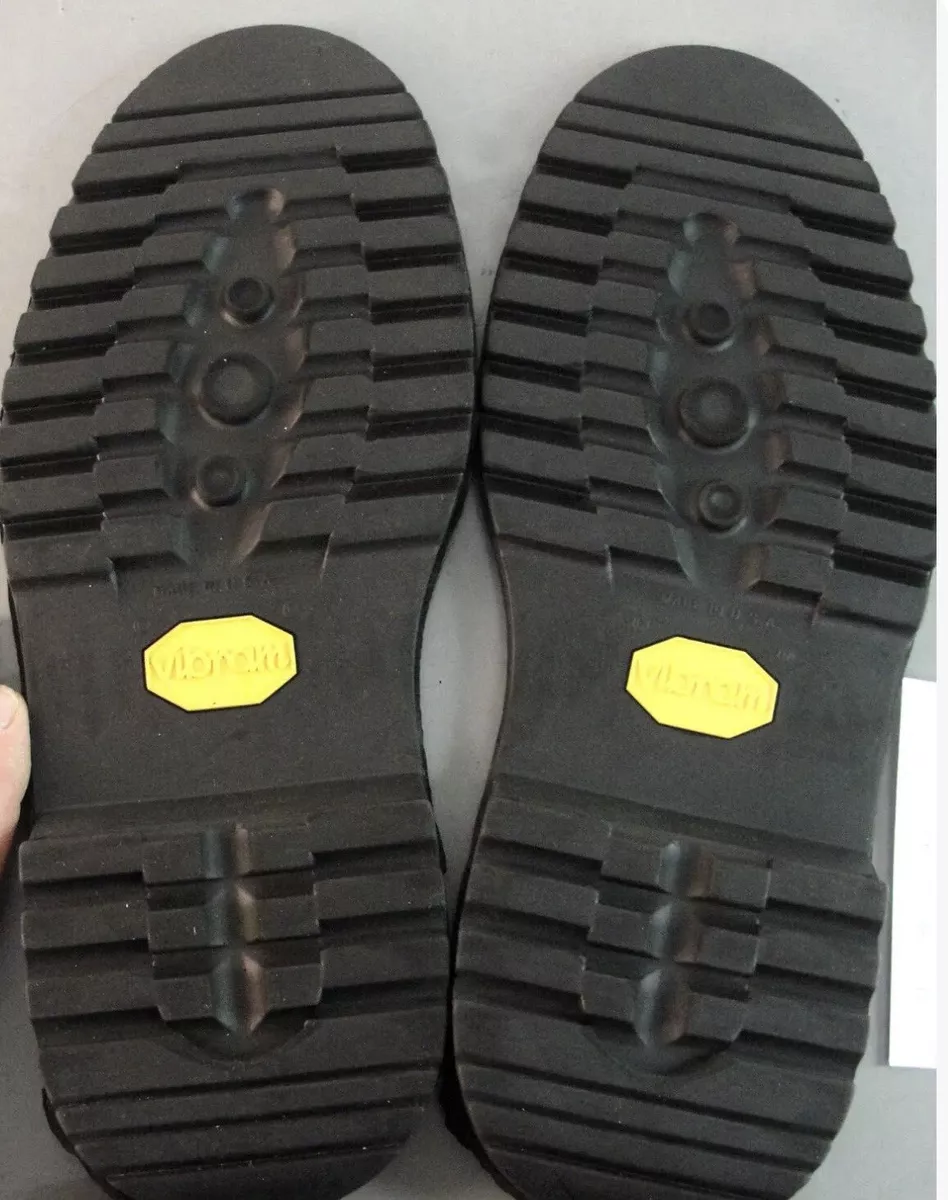 VIBRAM REPLACEMENT RUBBER BOOT SHOE REPAIR SOLE SOLID HEEL 134 COBBLER 7 8.5