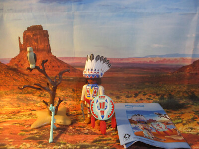 Lot Playmobil Indiens Et Amérindiens Avec Canoé - Personnages Neufs