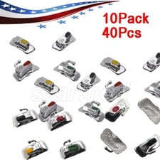 40Pcs AZDENT Dental Orthodontic 1st Molar Buccal Tube Bondable Non-conv Roth.022