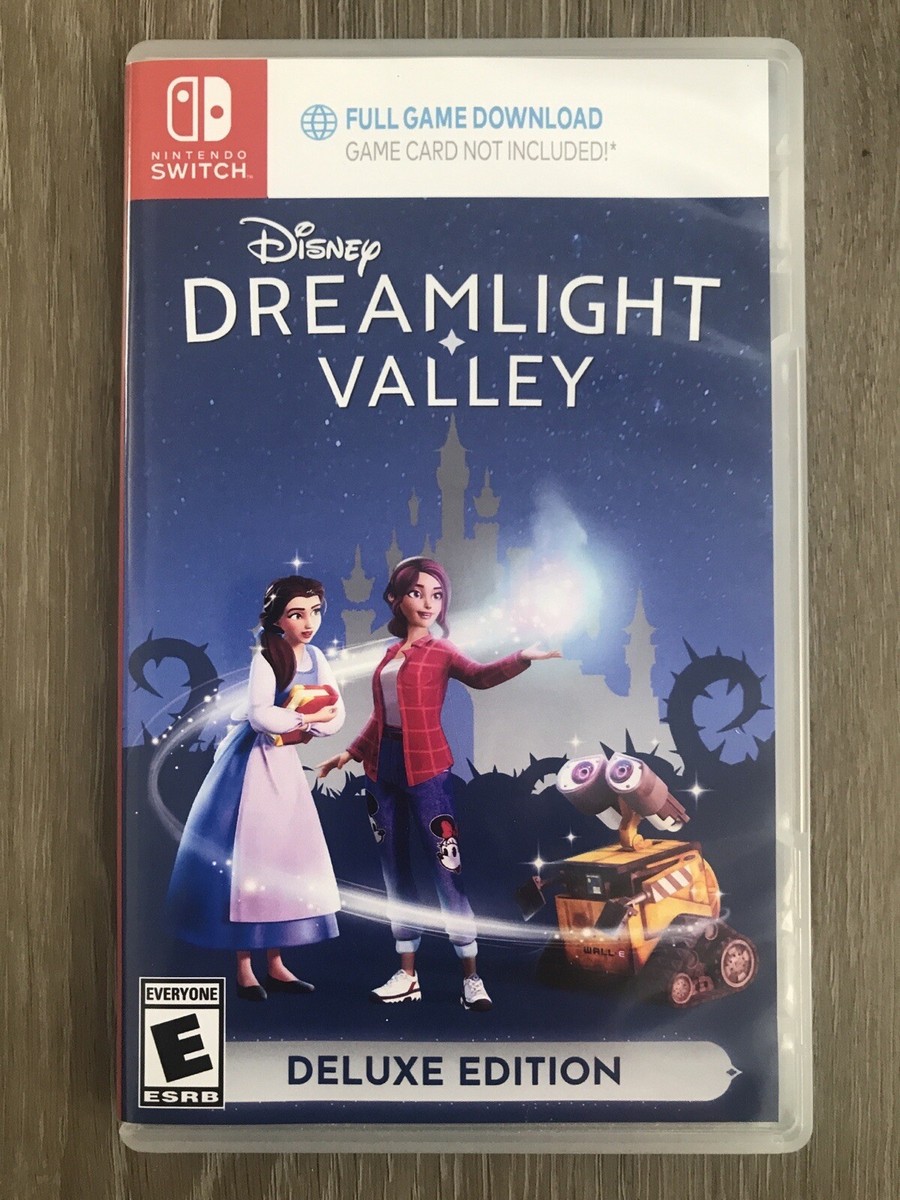Disney Dreamlight Valley Deluxe Nintendo Switch Fan Made Cover Art