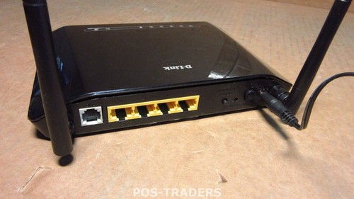Routeur ADSL sans fil D-LINK DSL-2741B 4X LAN INCL PSU & ANTENNES - Photo 2/3