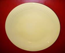 Vintage Fiestaware Large Chop Plate in Original Yellow - 12" Diameter