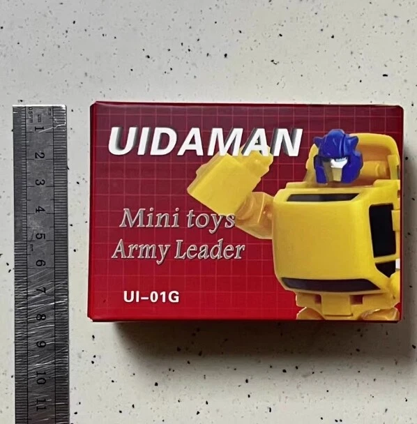 Goldbug Autobot UIDAMAN UI-01G Deformabl Robot  Action Figure Kids Toys 2.5" New - Image 3 of 4