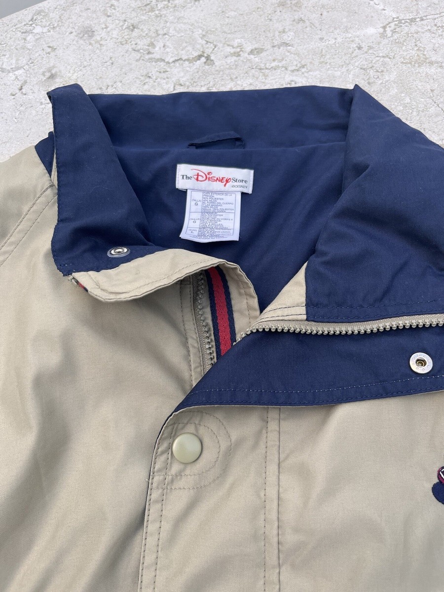 Walt Disney World Mickey Mouse Golf Club Jacket Brown Full Zip