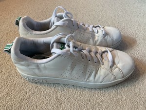 adidas advantage clean mens trainers white