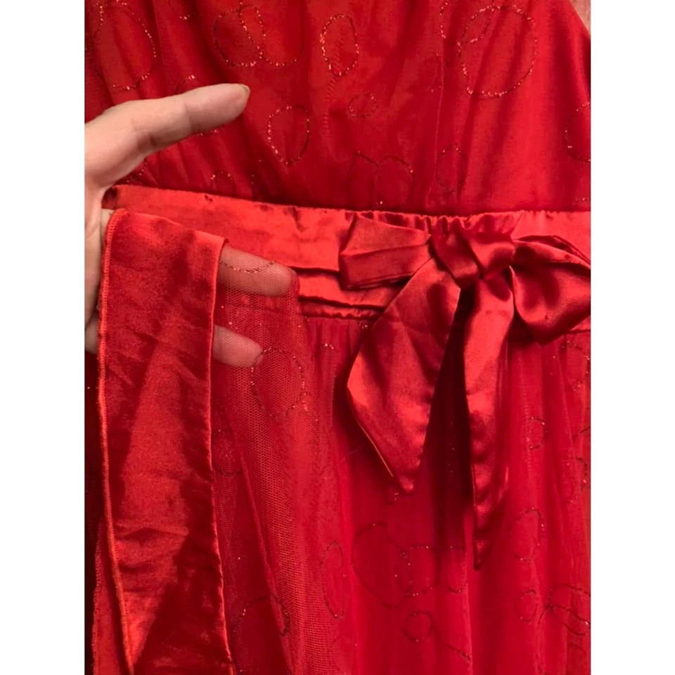 Vestido My Michelle Super Brillante Navidad Vacaciones Usado en Excelente Condición Forrado Niñas Talla 14 Foto 2 de 3