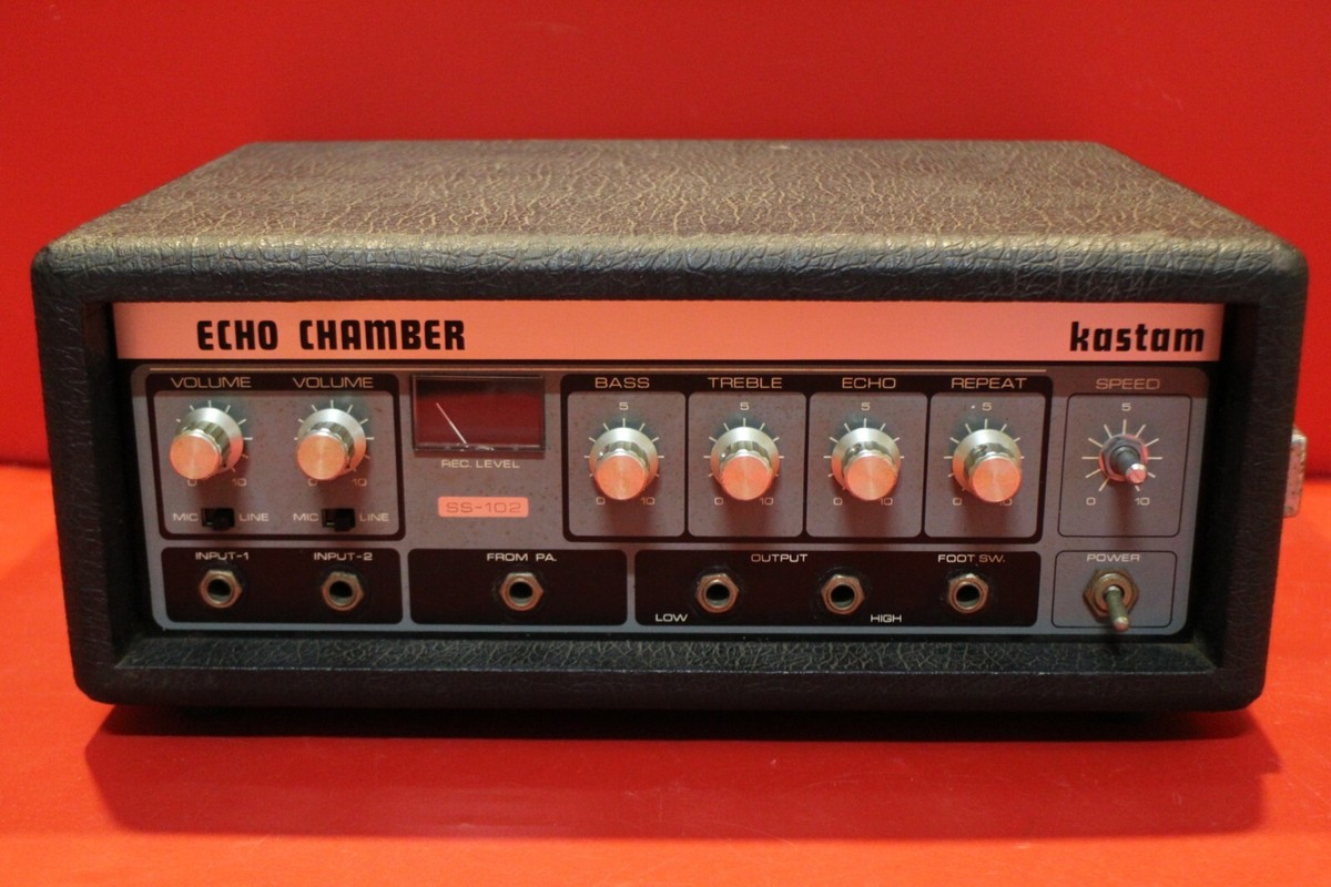 Vintage Kastam SS-102 Echo Chamber Cartridge Tape Echo Vintage Kastam SS-102 Echo Chamber Cartridge Tape Echo