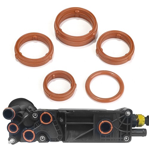 Engine Oil Cooler Filter Housing Gasket Kit For 2011-13 Dodge Jeep Chrysler 300C - Picture 8 of 9