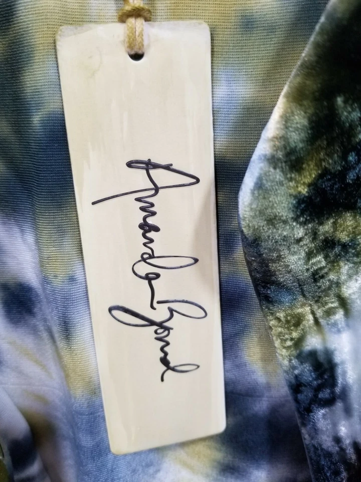 Blazer AMANDA BOND REIKO TERCIOPELO Acero-Azul Tie-Dye talla MEDIANO Foto 3 de 4