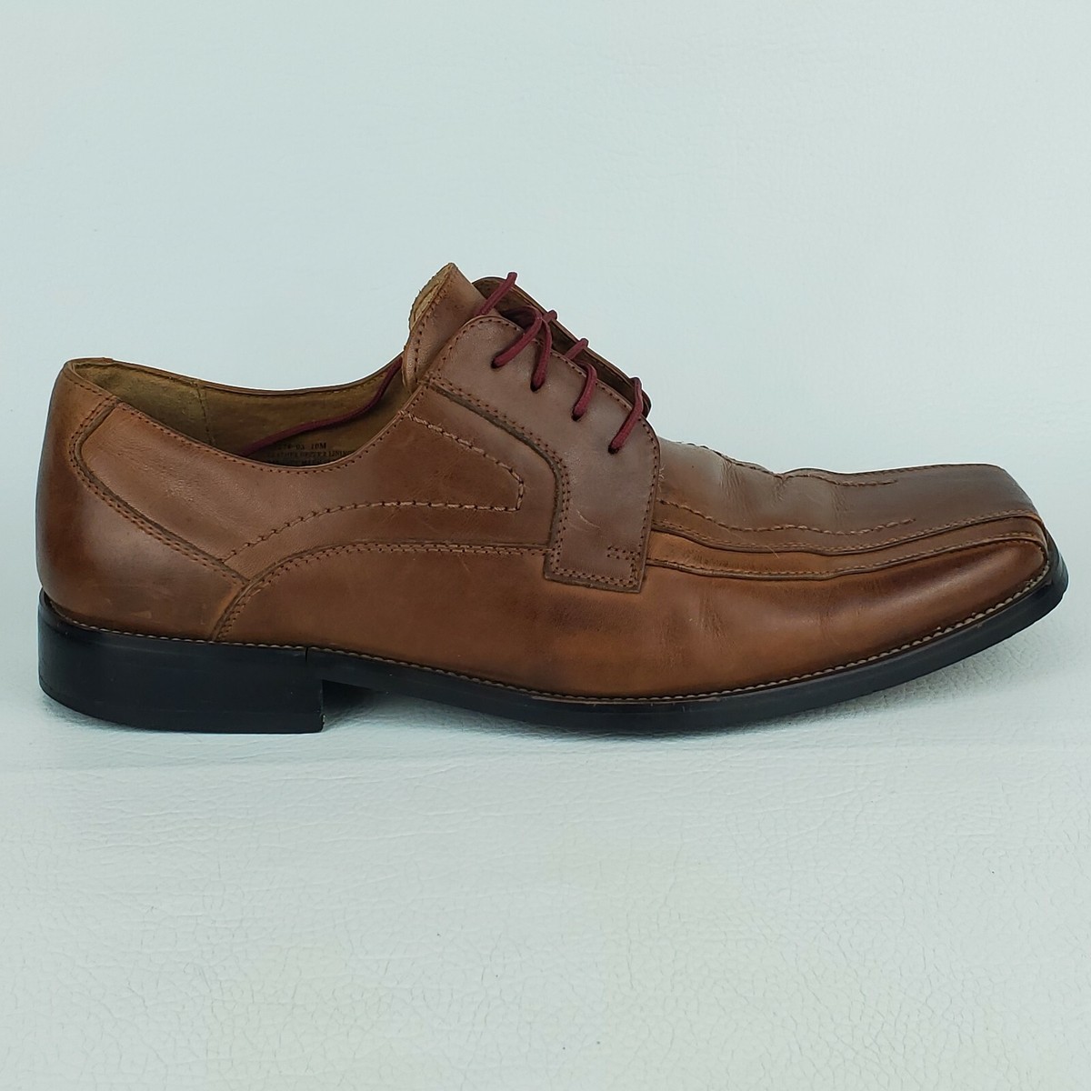 Stacy Adams Corrado Brown Leather Dress Shoes Oxfords Men display picture 2