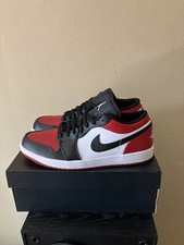 Size 10.5 - Jordan 1 Low Bred Toe