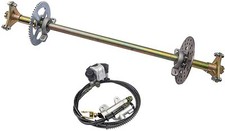 29" Go Kart Rear Axle Kit Brake Assembly for Golf Cart ATV Quad bike Buggy
