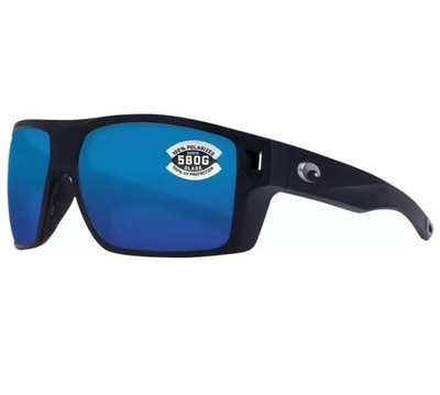 NEW Costa Del Mar RINCONCITO Matte Black 580 Blue Mirror Plastic 580P