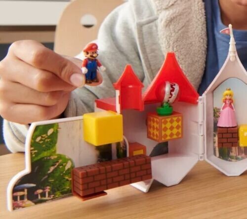 Nintendo Super Mario Bros. Film Prinzessin Pfirsich Pilz Königreich Burg Spielset - Bild 3 von 13