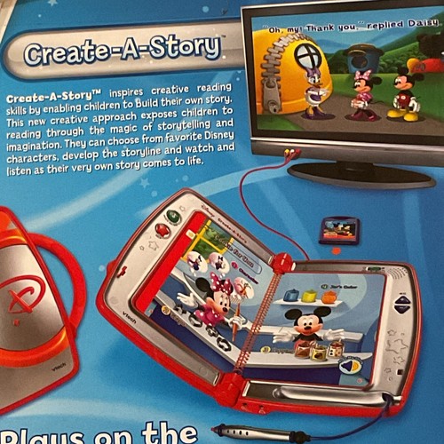 Disney Vtech Create-A-Story Mickey Mouse go Seek Ages 5+ - Picture 8 of 10