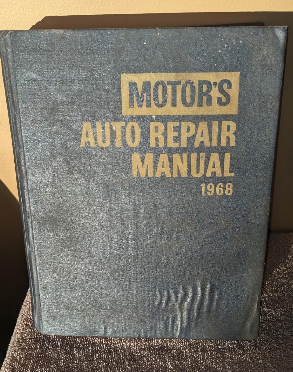 Motor's Auto Repair Manual 1968 , 31st Edition Covers Cars 1962 To 1968 Vintage eBay