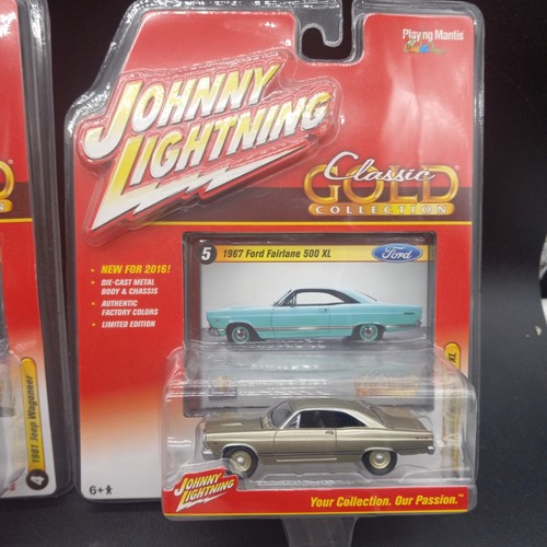 "CLASSIC GOLD" 5 PC SET 1/64 DIECAST JOHNNY LIGHTNING Ford Pontiac Jeep Vw 2016 - Picture 5 of 14