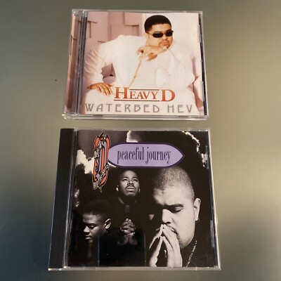 HEAVY D LOT: WATERBED HEV & PEACEFUL JOURNEY Rap & Hip Hop VG++