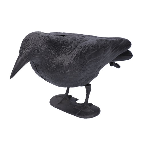 Simulation Plastic Crow Statue Hunting Bait Decoys Tool for Garden Decoration - Picture 12 of 12