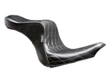 Le Pera Cherokee Seat Black Diamond Stitch 18...