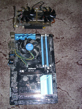 Asrock H97 Pro4 Mainboard  intel XEON + Ram 8 DDR und EVGA Grafikkarte