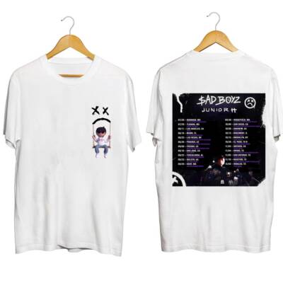 Junior H 2023 Concert US Sad Boyz Tour 2023 T-Shirt Gift For