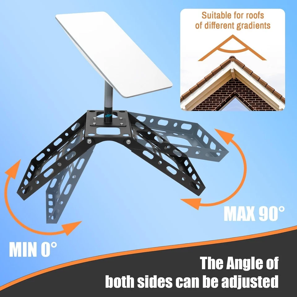Adjustable Starlink Roof Ridge Mount, Starlink Ridgeline Mount Kit - Image 2 of 4