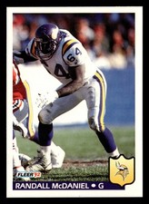 Randall McDaniel 1992 Fleer #248 Minnesota Vikings FREE SHIPPING *091