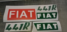 KIT ADESIVI DECALCOMANIE FIAT 441 R PER TRATTORI AGRICOLI GOMMATI