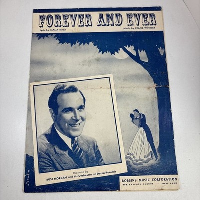 Forever and Ever - 1948 sheet music - Russ Morgan photo cover