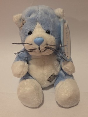 My Blue Nose Friends Kittywink Plush Toy 4'' Blue White Cat - New With Tags