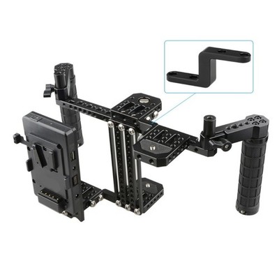 Z Shape Camera Holder Clamp Bracket With Mounting Point For DSLR Camera Rig
