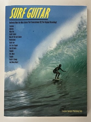 SURF GUITAR Tablature Transcriptions Book Off Original Recordings Hal Leonard
