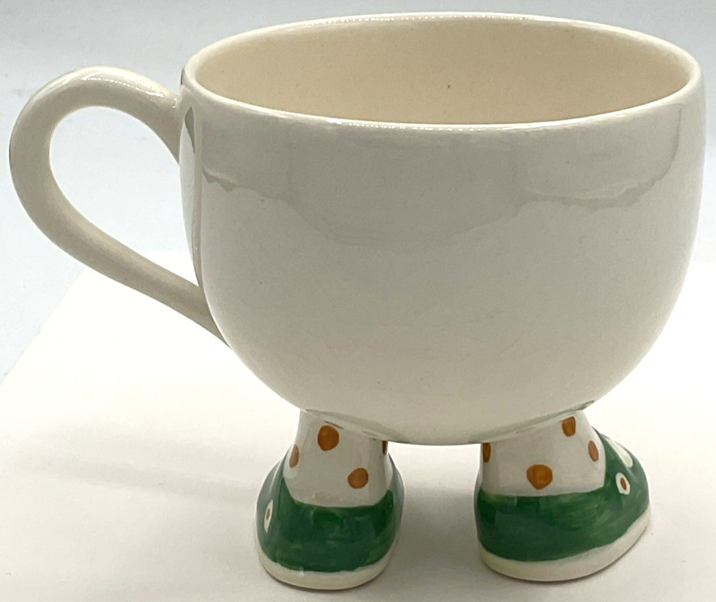 Vintage Carlton Walking Ware Lustre Design England Footed Teacup