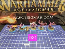 40k Fantasy Daemons Pink Horrors x5 Pro Painted - Chaos Tzeentch Daemonic Icon