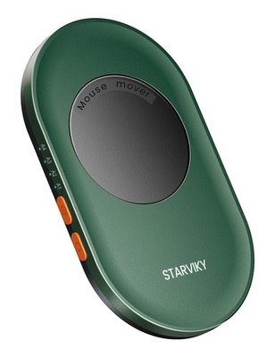 Mechanical Mouse Jiggler, Ultra-Slim Mouse Mover, with Adjustable Running Tim...