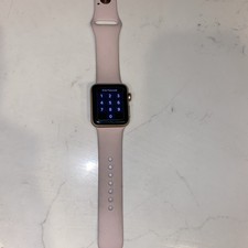 Apple Watch Series 3 Cassa Argento Alluminio 42mm con Cinturino Rosa BLOCCATO - SOLO PARTI!