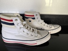 Women’s Converse limited edition white hi-tops. Size 4 / 37. Great condition!