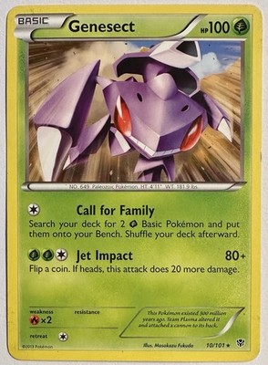 Pokémon TCG Genesect Plasma Blast 10/101 ENG