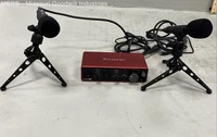Focusrite Scarlett 2i2 3rd Gen Audio Interface Bundle w/ 2 Rode M5 Microphones